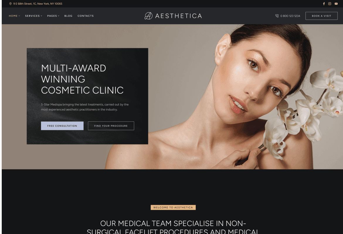 Aesthetica - Beauty Clinic WordPress Theme (6) Aesthetica - Beauty Clinic WordPress Theme