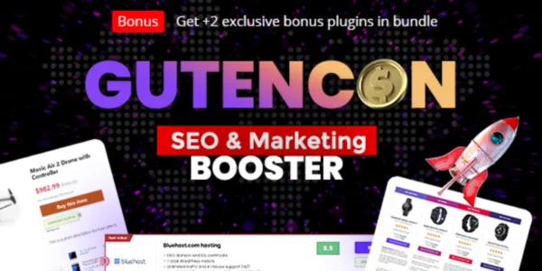 Gutencon - Marketing and SEO Booster, Listing Tables, Review Builder for Gutenberg