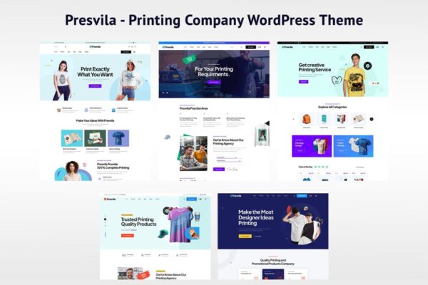 Presvila - Printing Company WordPress Theme