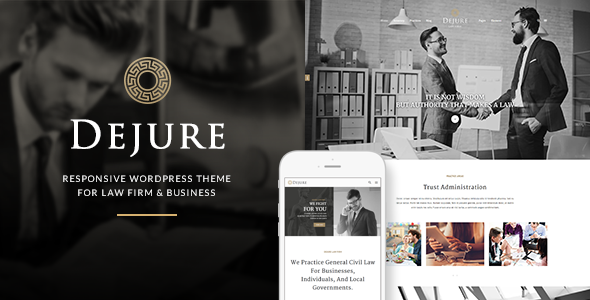 De Jure – Attorney and Lawyer WP Theme