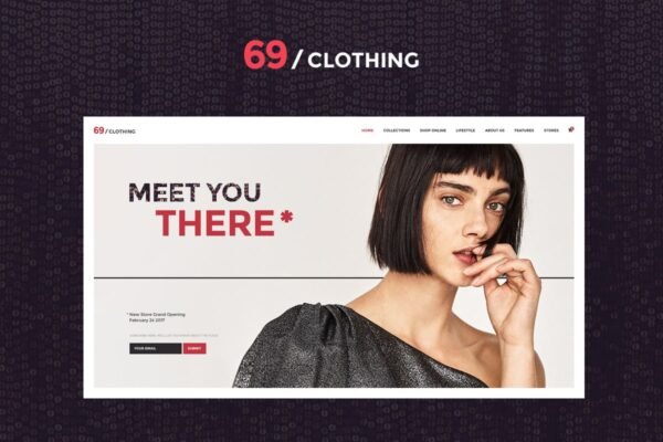 69 Clothing Brand Store & Fashion Boutique WordPress Theme