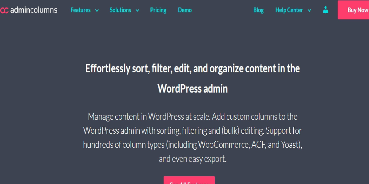 Admin Columns Pro – WooCommerce Integration WordPress Plugin