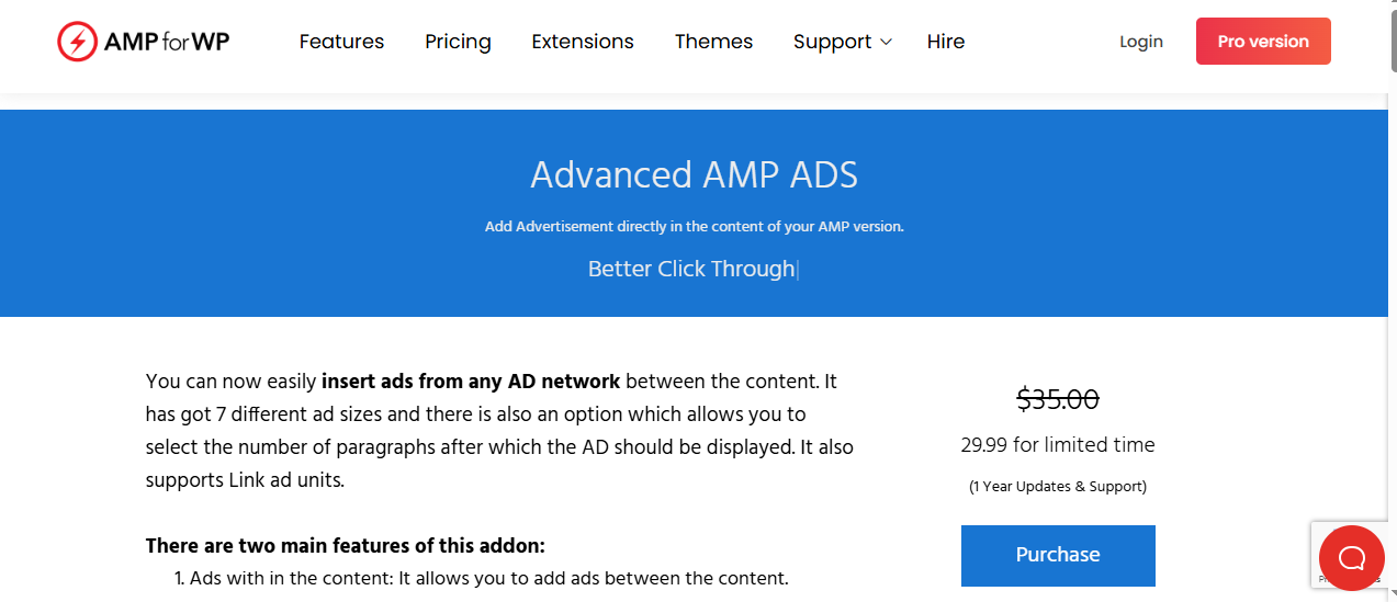 Advanced AMP ADS Plugin