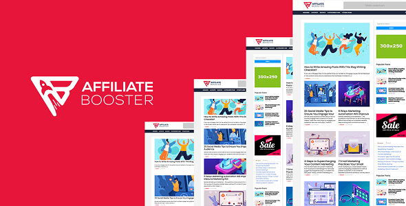 Affiliate Booster – Theme For Affiliate Marketing With Block Pro v2.0.59+v2.1.23