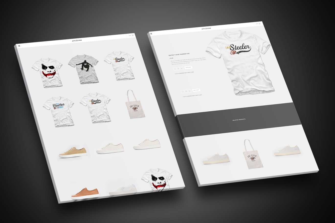Affliction – Multipurpose Minimal WordPress WooCom