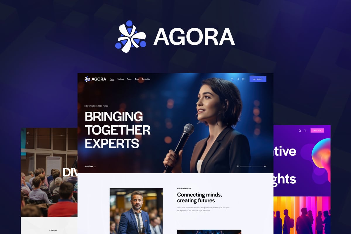 Agora – Event & Conference WordPress Theme