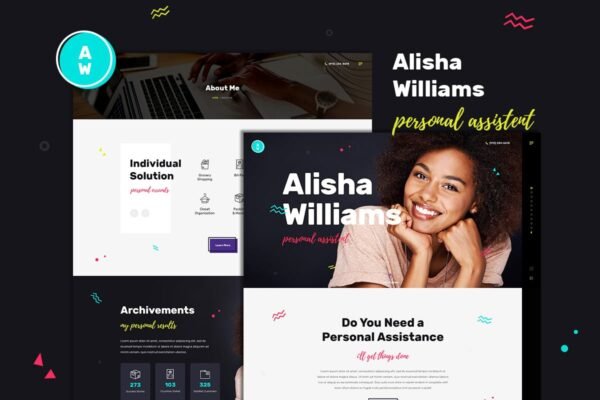 Ailliams – A Personal AssistA.Willant & Administrative Services WordPress Theme