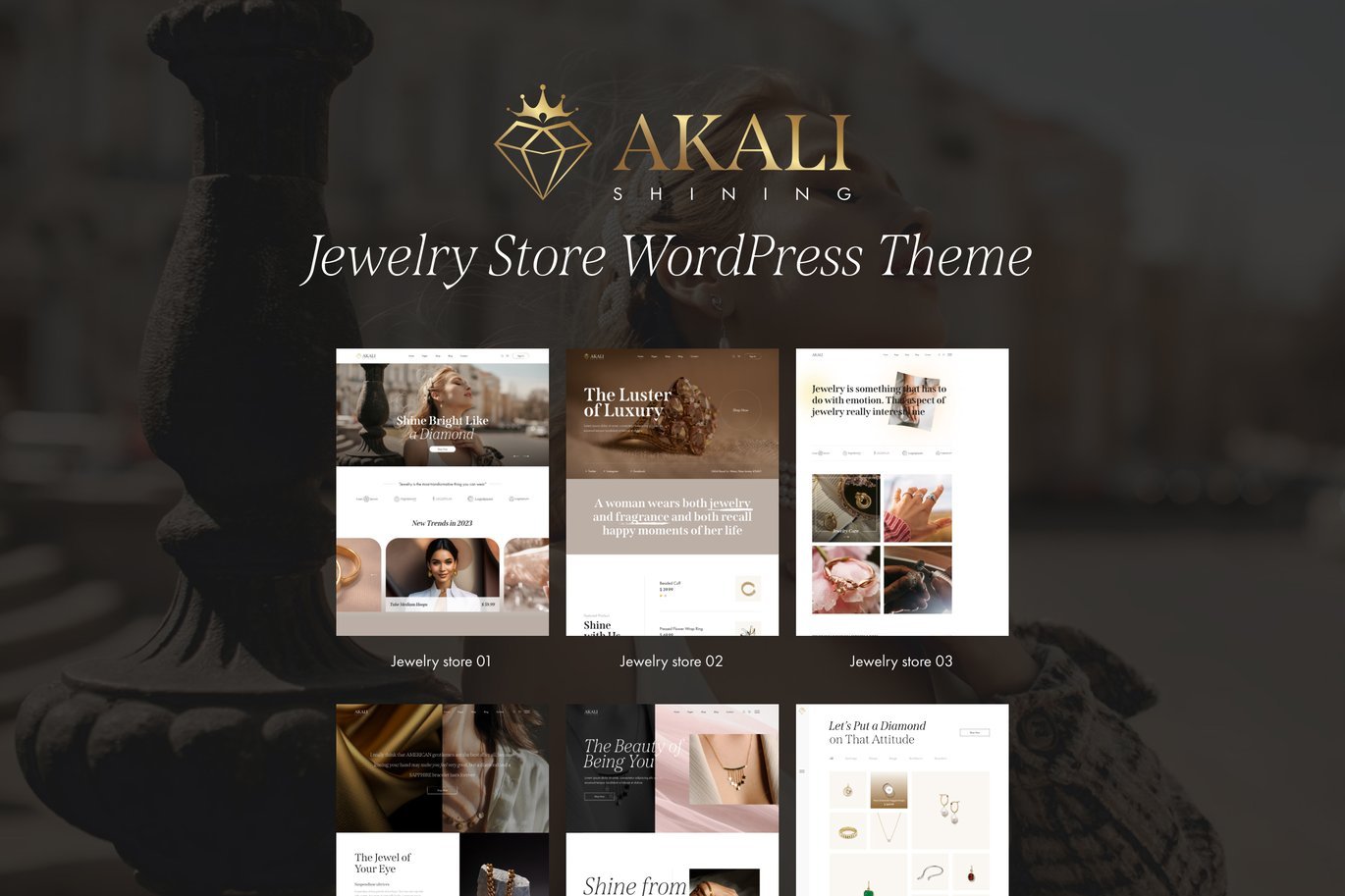 Akali Jewelry Store WordPress Theme
