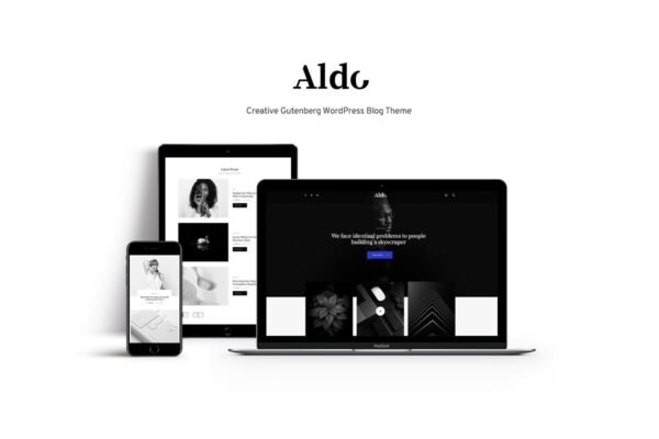 Aldo – Modern Personal Blog WordPress Theme