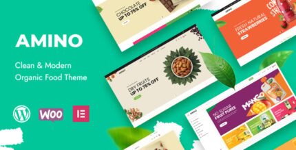 Amino Organic & Food WordPress Theme