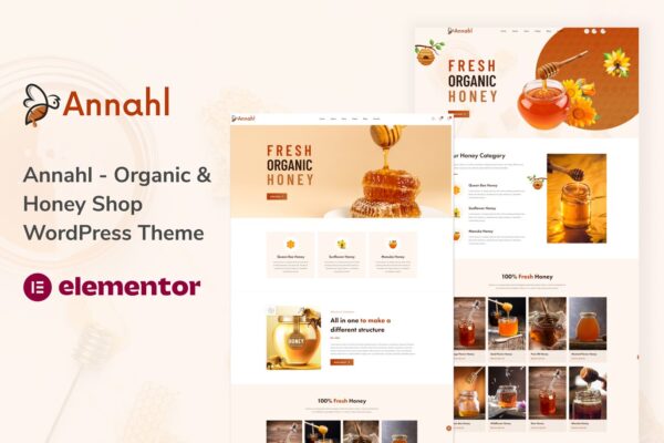 Annahl Organic & Honey Shop WordPress Theme