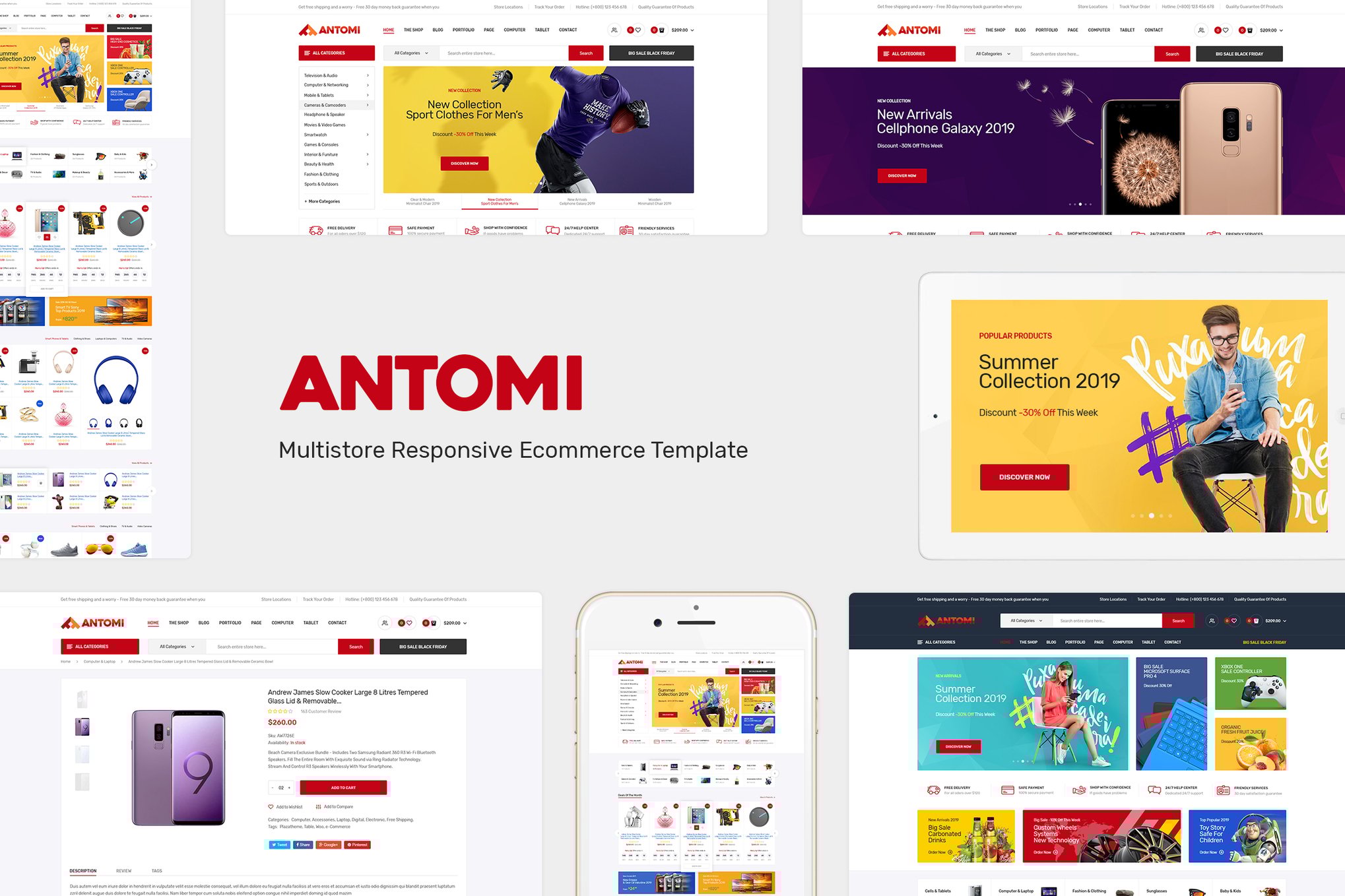 Antomi – Theme for WooCommerce WordPress