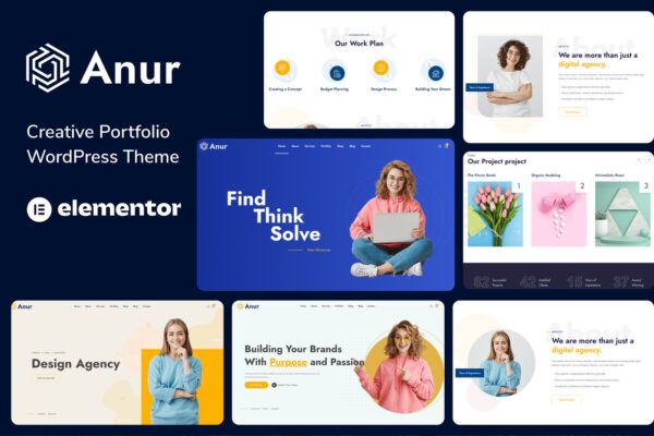 Anur - Portfolio WordPress Theme