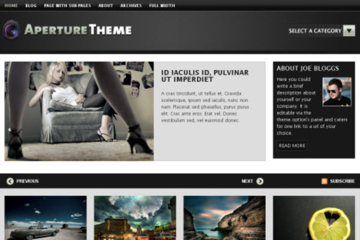 Aperture by WooThemes