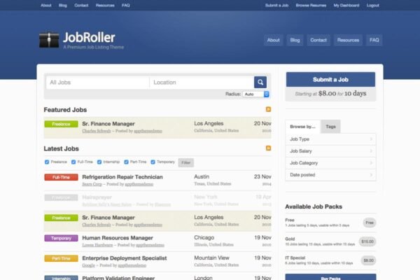 AppThemes JobRoller Premium WordPress Theme