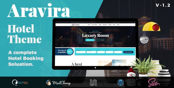 Aravira Hotel WordPress Theme