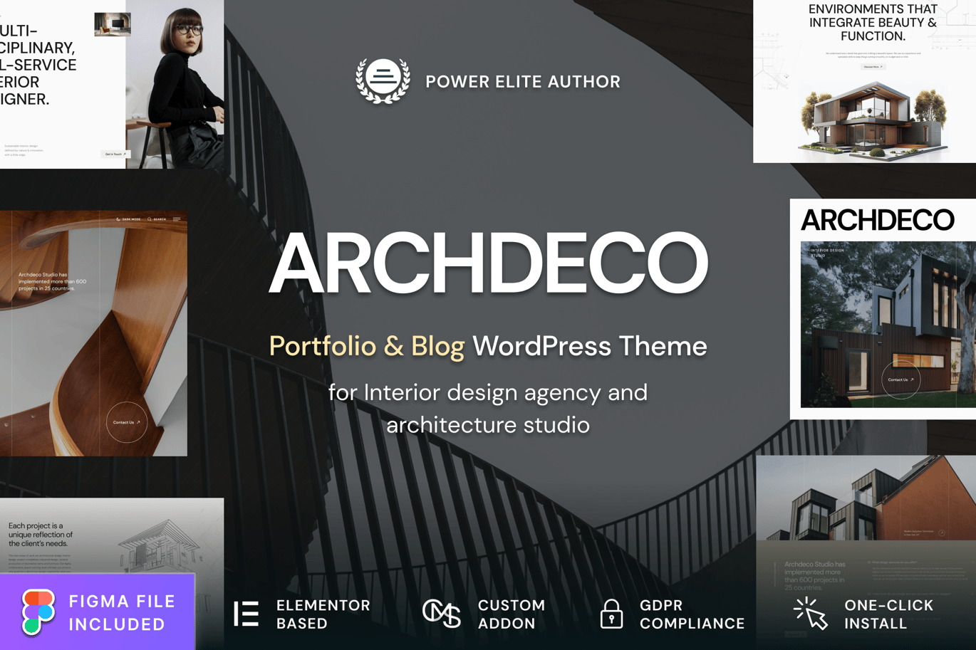 Archdeco Architecture & Interior Design Agency Portfolio WordPress Theme