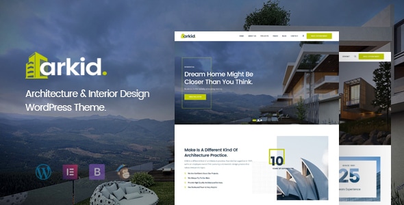 Arkid - Architecture and Interior Design WordPress