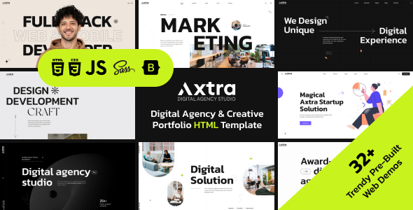 Axtra – Digital Agency Creative Portfolio Theme