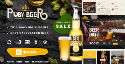 Beer & Brewery Pub Theme