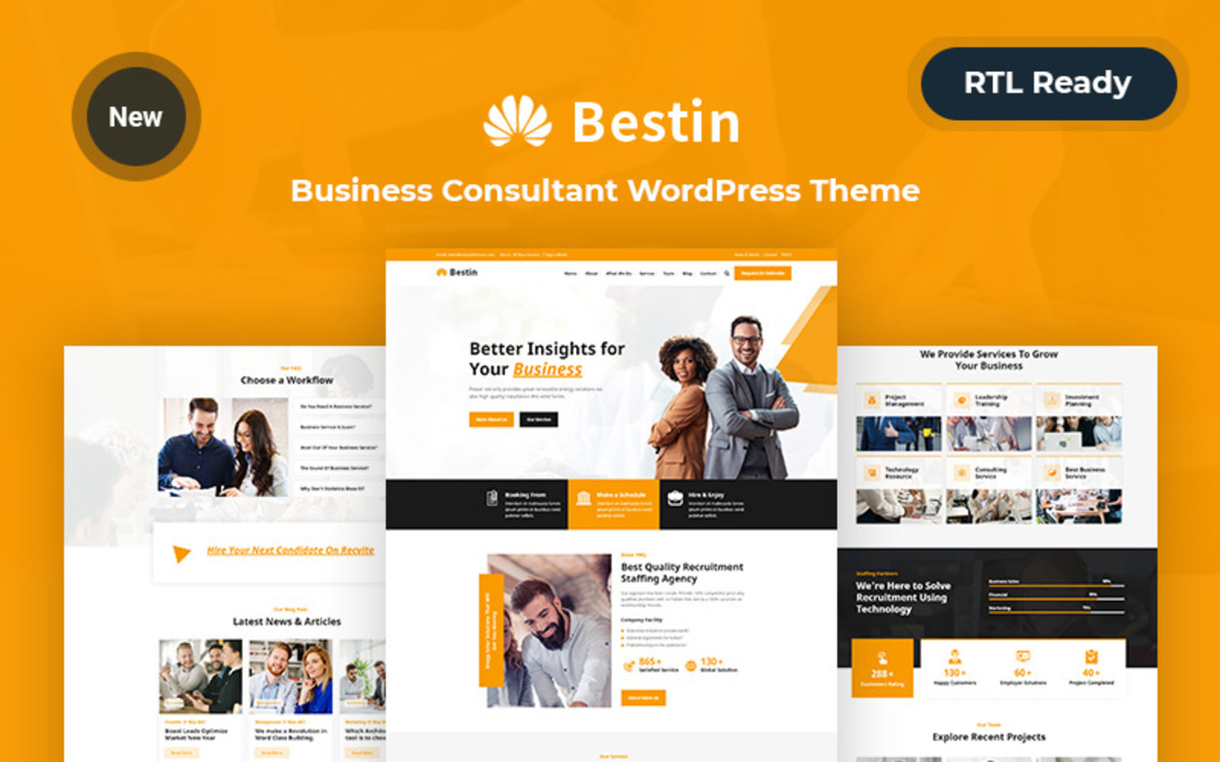 Bestin – Responsive Business WordPress Theme