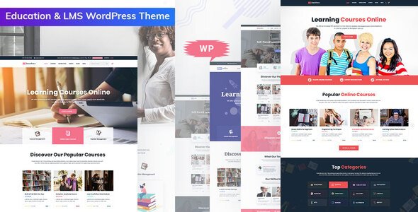 Bookflare – A Modern Education & LMS WordPress Theme