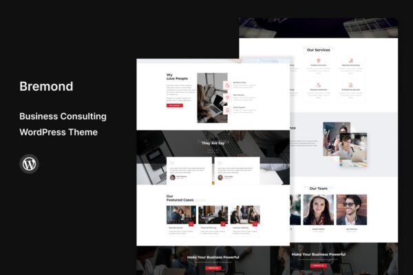 Bremond – Multipurpose Business Consulting WordPress Theme