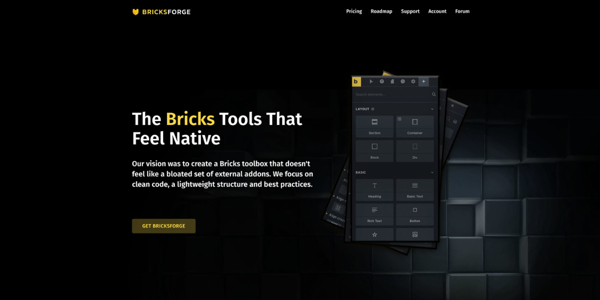 Bricksforge – The Bricks Tools That Feel Native
