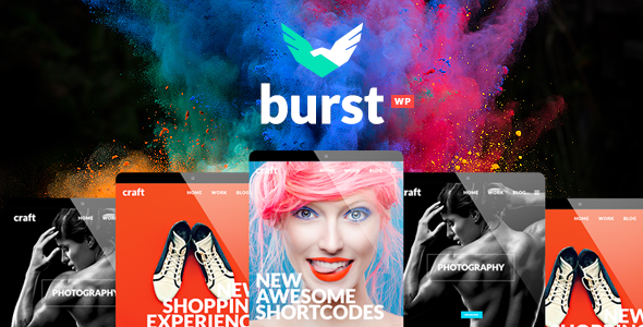 Burst – Bold and Vibrant Design Agency Theme