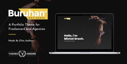 Buruhan – A Portfolio Theme for Freelancers and Agencies
