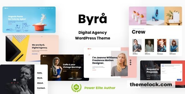 Byra – Simple Portfolio WordPress Theme