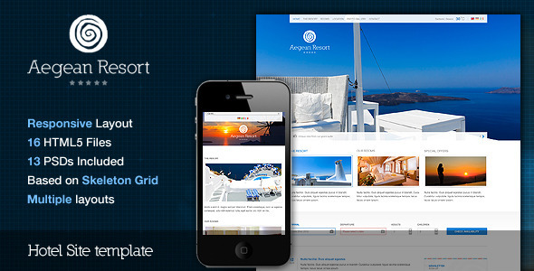 CSS Igniter Aegean Resort WordPress Theme