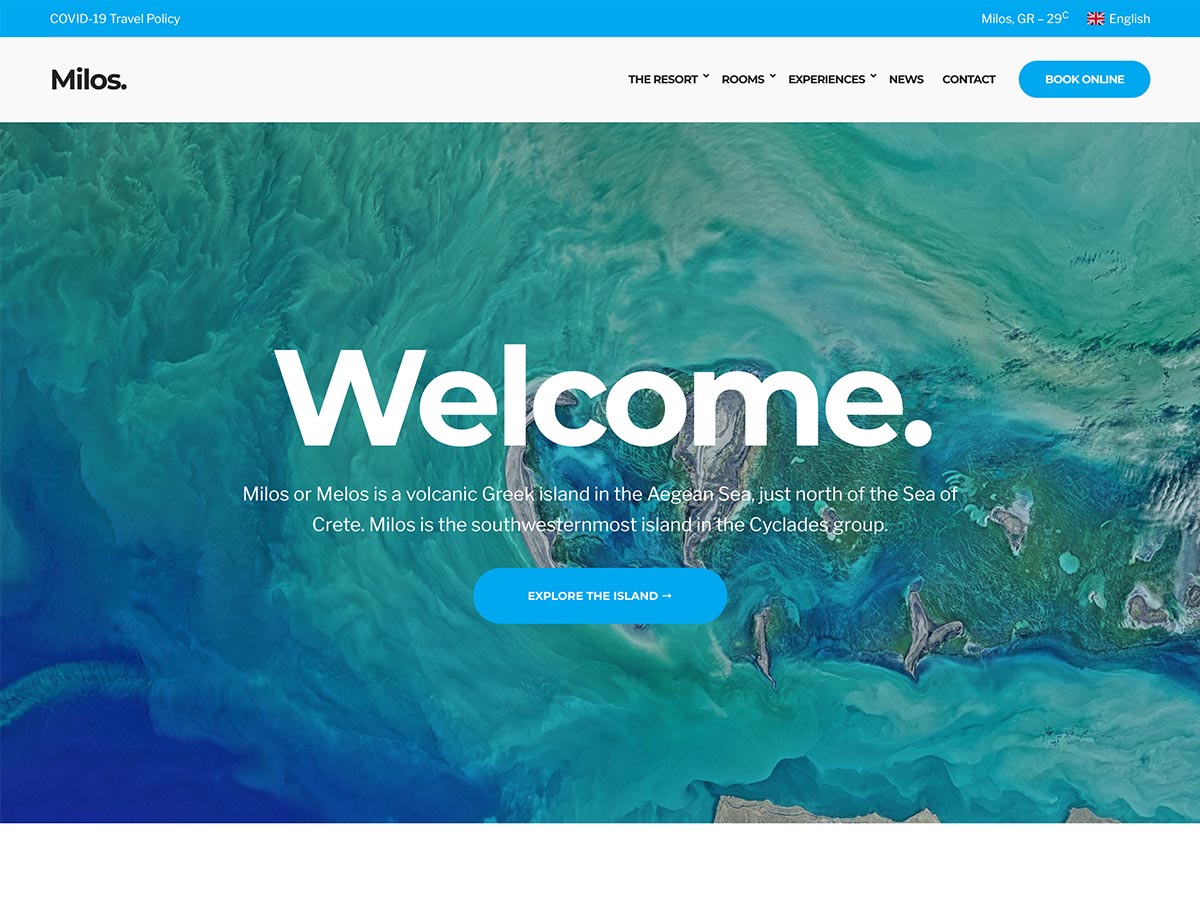 CSS Igniter Milos WordPress Theme