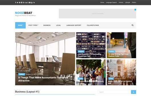 CSS Igniter Noozbeat WordPress Theme