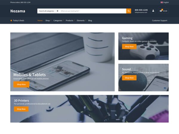 CSS Igniter Nozama WordPress Theme
