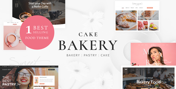 Cake Bakery – Pastry WP WordPress Theme