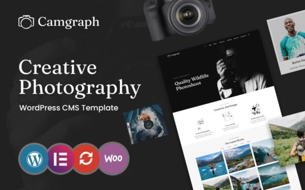 Camgaph – Portfolio and Photography WordPress Theme