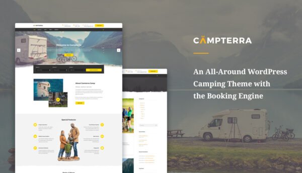 Campterra – Camping WordPress Theme for Outdoor Adventure Site
