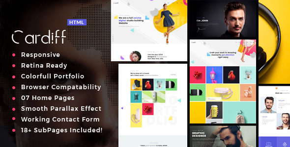 Cardiff – Multipurpose Portfolio WordPress Theme