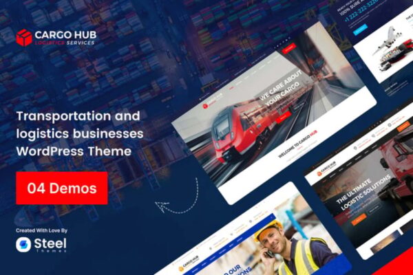 Cargo HUB – Transportation and Logistics WordPress Theme