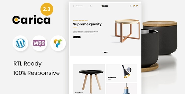 Carica – Furniture Handmade WooCommerce Theme