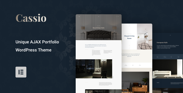 Cassio – Creative AJAX Elementor Theme