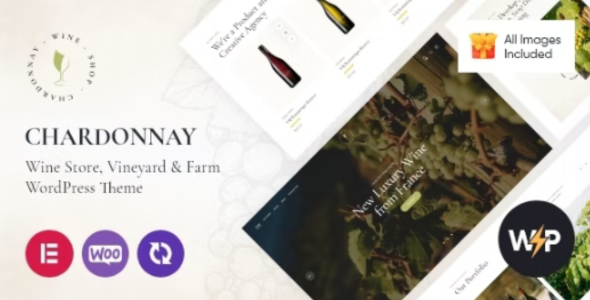 Chardonnay – Wine Store and Vineyard WordPress Theme