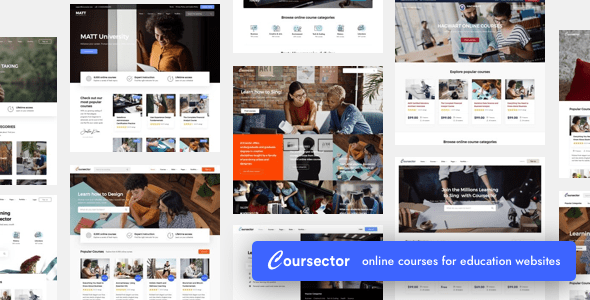 Coursector – LMS Education WordPress