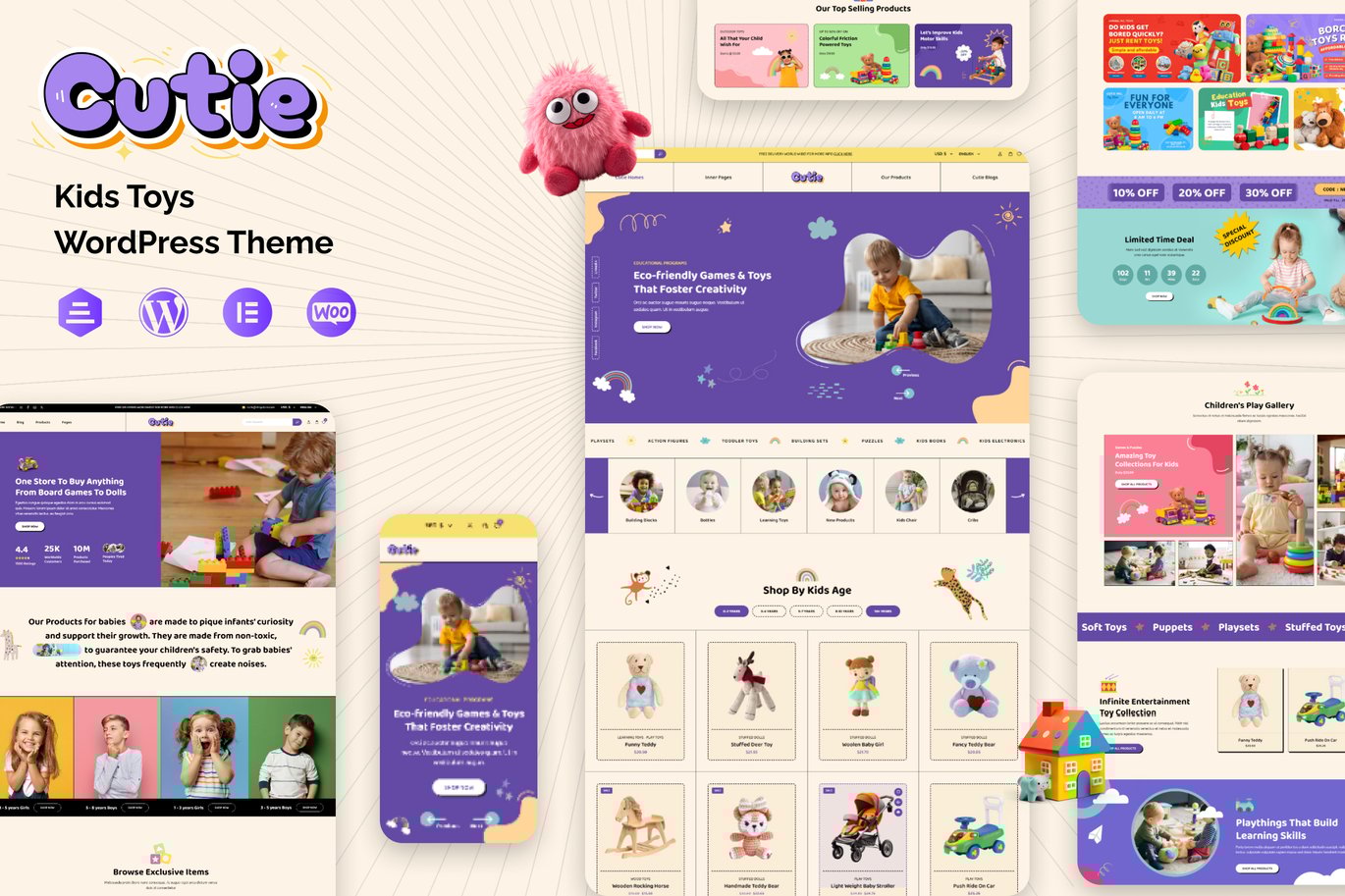 Cutie – Children School, Toys Store Them