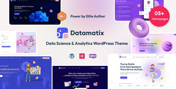 Datamatix – Data Science and Analytics WordPress Theme