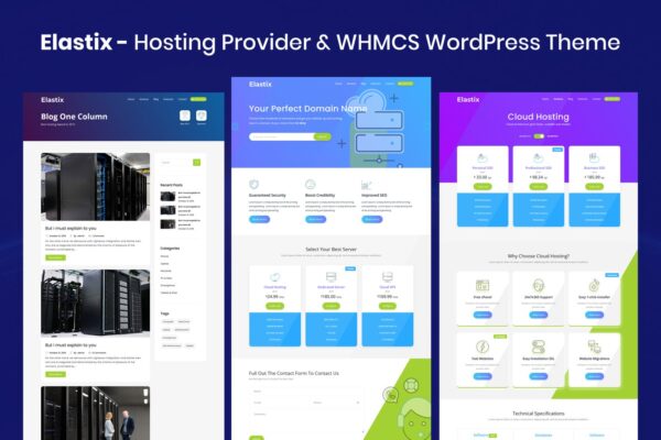 Elastix – Hosting Provider & WHMCS WordPress Theme