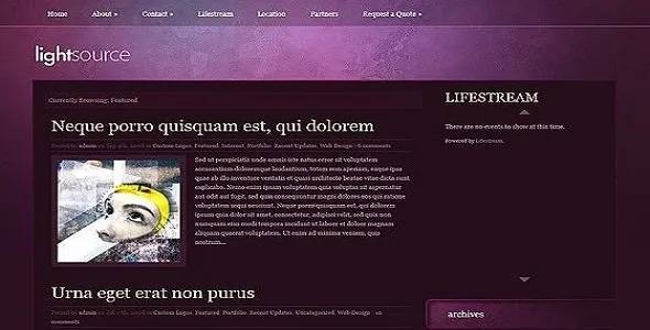 Elegant Themes LightSource Premium WordPress Theme