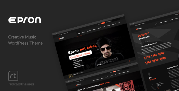 Epron – Responsive Music and Events WordPress Theme