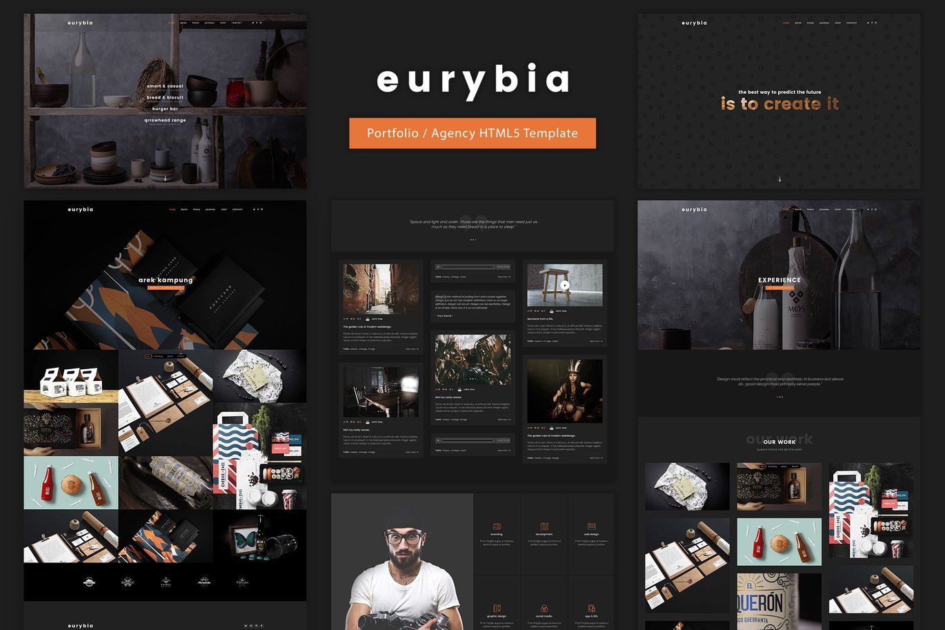 Eurybia – Creative WordPress Portfolio Theme
